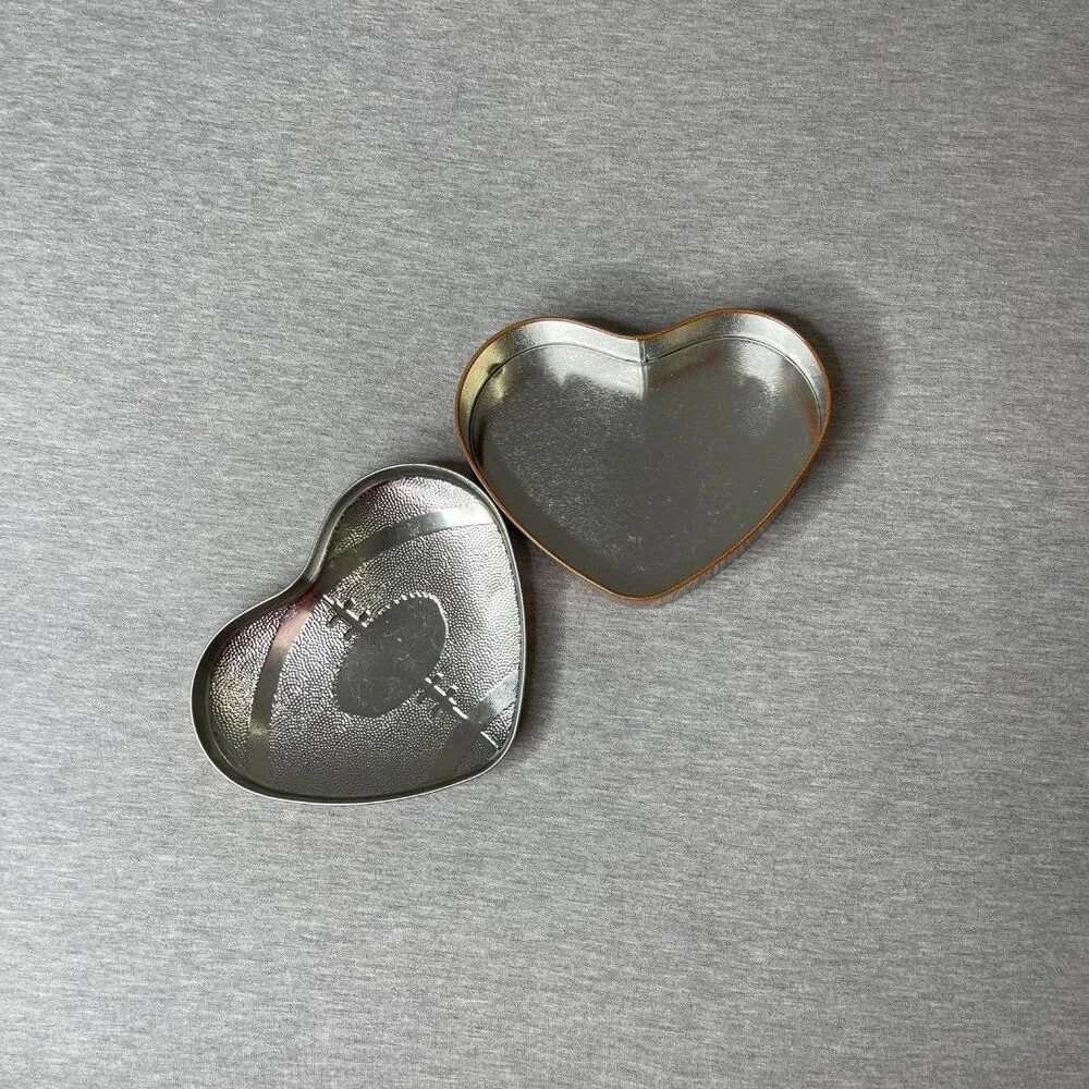 Reese's Peanut Butter Cup Football Heart Shaped Tin